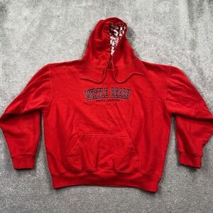 Myrtle Beach South Carolina Hooded Sweatshirt Size Large Red
